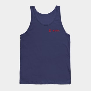 Like an anchor, hodl. Tank Top